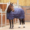Shires Tempest Plus 100 Stable Rug - Navy Tartan 6ft6