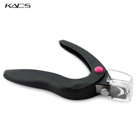 KADS Fake Nail Clipper, Nail Tip Cutter, Fake Nail Clipper, Gel Fake Nail Tip Clipper Cutter, Nail Edge Cutter Clippers (Black)