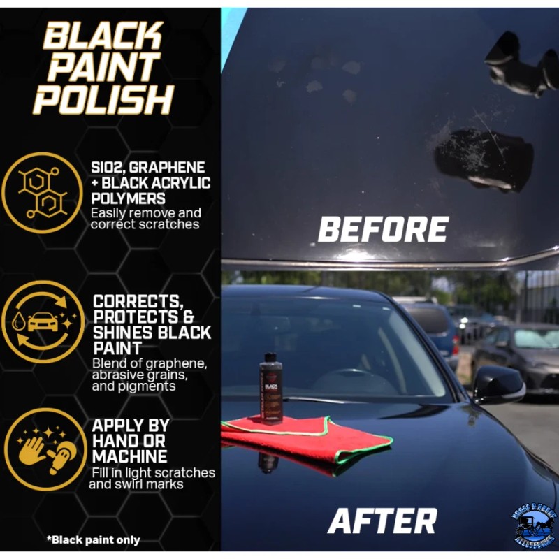 Renegade Graphene & Ceramic Black Paint Polish 16 Oz rp-LFGRPGBP16
