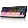 Free wolf M87 V2 87 Keys Membrane Gaming Wireless Keyboard,80%