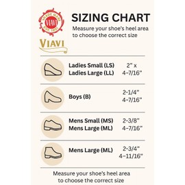 The Viavi Company | Cork Heel Lift | Small 2¼” Width | 3mm Height | Shoe Inserts | 4-Pack