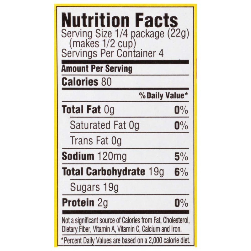 Jell-O Lemon Gelatin Mix 3 Ounce Box (Pack of 6)