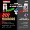 GREABBY Creatine Monohydrate Gummies - 5g Creatine Monohydrate with L-Taurine,