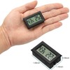Rojuna 5-Pack Mini Thermometer Hygrometer, Small Digital Electronic Temperature Humidity