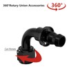 APIELE 12AN 90 Degree Aluminum Internal Thread Rotary Push in