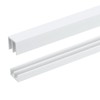 uxcell 2Set White Plastic Sliding Door Track, Sliding Glass Window
