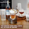 Acacia Wood Coasters for Drinks with Holder Set of 6,