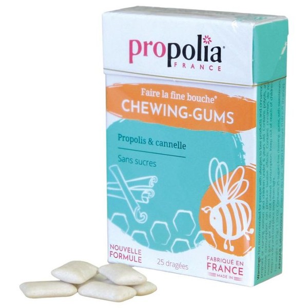 Propolia Chewing Gum Propolis & Cannelle 25 dragées