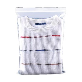 24x35cm Resealable Clear Plastic Ziplock Bags Large Sealed Bag Storage Bag Press Seal Bags Thickening and Durable Grip Seal Bags for Shoes, Blankets, Clothing Storage, 25PCS