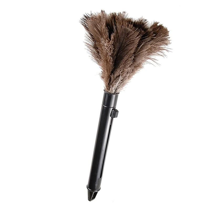 Tomotato Duster Ostrich Feathers, Reusable Washable Mini Dust Mop with