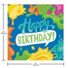 Trendware Paint Splatter "Happy Birthday" Napkins, 48 ct