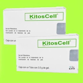 Kitos cell Gel para Cicatrices 3.5g Pack 2 piezas | Cuidado de la Piel | Ayuda a Mejorar la Apariencia de Cicatrices | Gel Cicatrizante de Rápida Abso