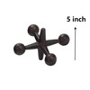 7"H Jack Decor Cast Iron Decorative Jacks for Home, Iron
