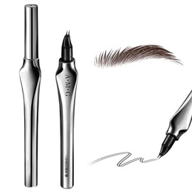 LEEINTO New Feeling Eyebrow Ultra Fine Liquid Eyebrow Pencil, Ultra Fine Double Claw Eyebrow Pencil, Natural Coloring, Waterproof and Long Lasting, No Smearing, No Fading, Beginner's Essentials 01