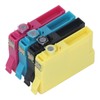 4Pcs Ink Cartridges Compatible Refill Replacement 4 Colors BK C