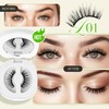 LASHVIEW Magnetic Eyelashes Natural Look, Reusable Soft Magnetic Lashes Kit