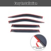 HTHE in-Channel Window Visors Rain Guards Fit for Jeep Grand
