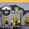 Motion Sensor Outdoor Wall Lantern with Remote Control, Dusk to