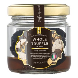 Gourmanity Tartufi Whole Black Summer Truffles in Brine 1.76oz from Italy