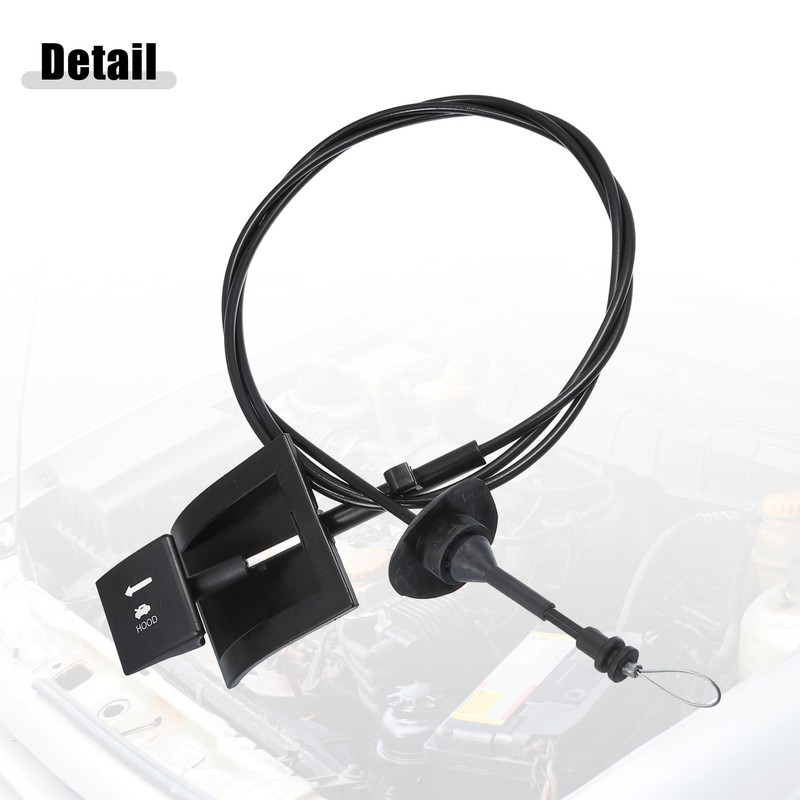 X AUTOHAUX Front Hood Latch Release Cable Fit for Ford