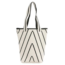 Nestkanina BG025 Tote Bag, Fashionable, Tote Bag, Bucket Bag, Women's, Shoulder Bag, Cute, One-Shoulder Bag, Lightweight, Autumn, Winter, white
