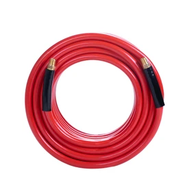 CRAFTSMAN 3/8-in x 50-ft PVC Air Hose, 300 PSI, Lightweight, Kink-Resistant with Bend Restrictors, Non-Marring