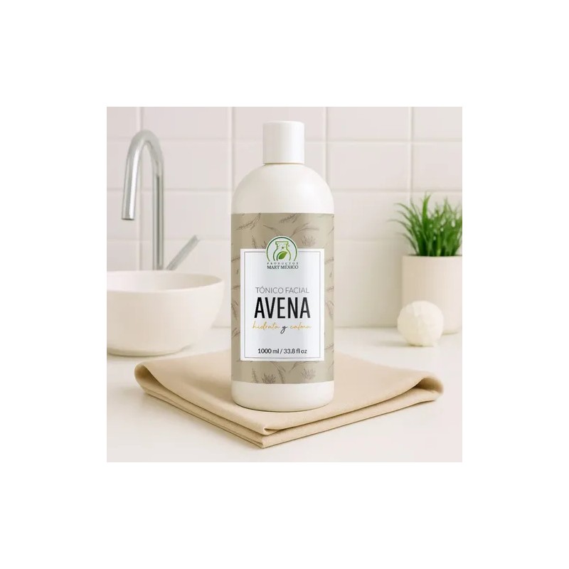 Tónico Facial Avena Productos Mart Mexico 1L Piel Sensible Hidratante