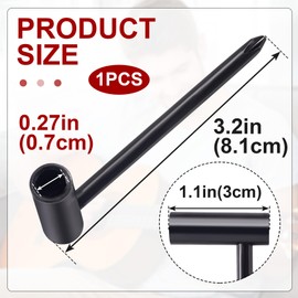 PAGOW Guitar Truss Rod Wrench 0.27" (7mm), Guitar Repair Adjustment Wrench with Cross Screwdriver (1 Pcs)