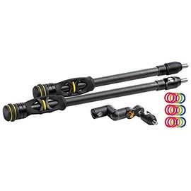 Trophy Ridge Hitman Stabilizer Kit Includes one 10 & 12 inch Black, 6" & 8"
