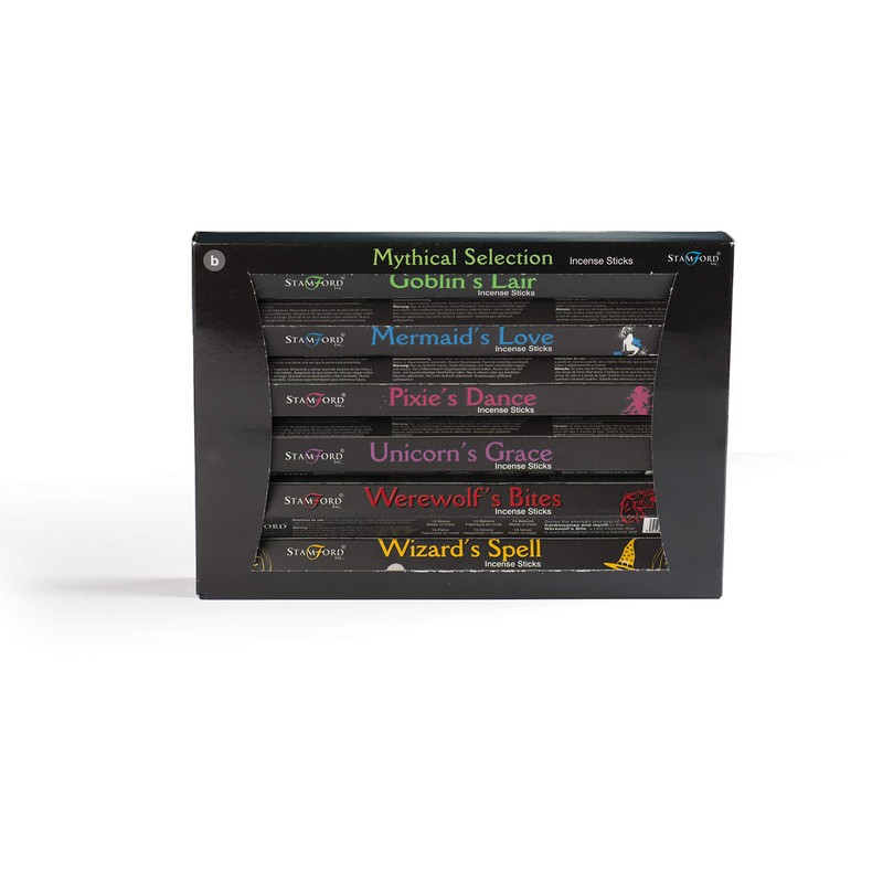 Stamford 37324 Mythical Variety Set Incense 6 Packs x 15