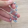 Baptism First Communion Favors (24PCS) Mini Rosaries for boy Blue