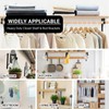 8 Pack Heavy Duty Closet Rod Brackets with Rod Holder