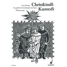 Christkindl-Kumedi: Geistliches Komödienspiel aus Bayern. gemischter Chor (SATB) mit Kinderchor, Soli (SSAATB), 6 Sprecher und Instrumente. Klavierauszug.