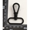 Wuuycoky Black 1.5" Inner Diameter D Ring Round Head Hook