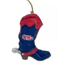 Ridgewood Collectibles Ole Miss Rebels Cowboy Boot Ornament by Ridgewood Collectibles-N