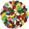 Assorted Fruit Flavor Gummy Ring, Cherry, Blue Raspberry, Green Apple,
