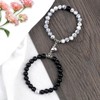 Okaywork Pack of 2 Magnetic Couples Bracelets, Partner Bracelets, Matching