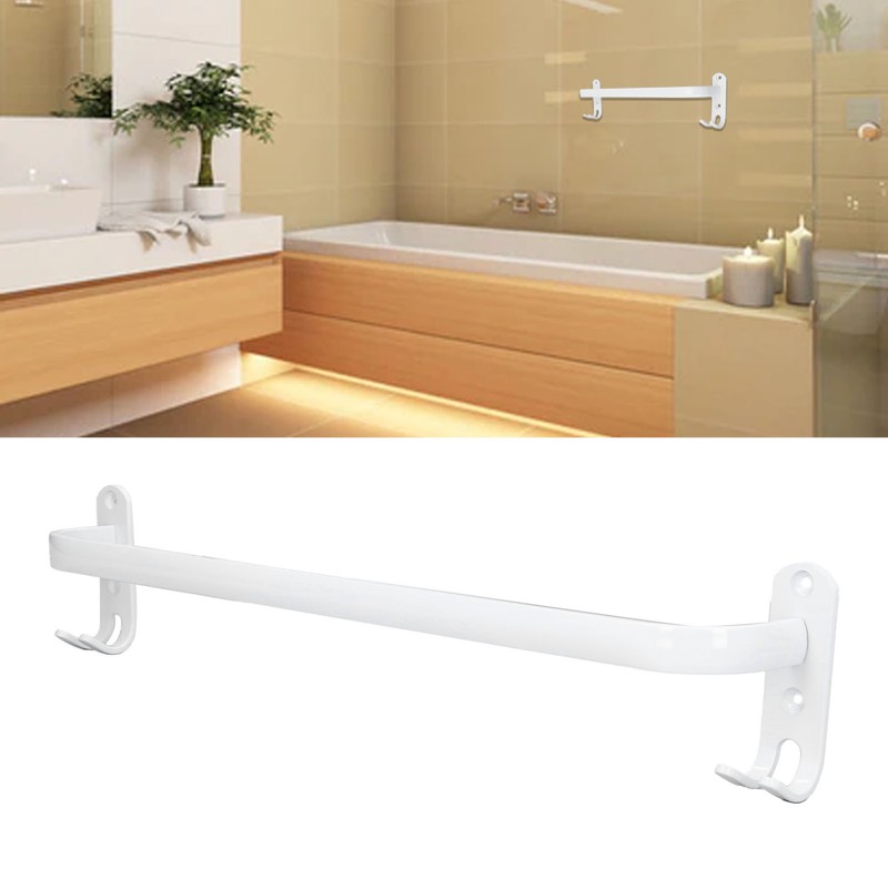 Towel Bar Thickened Wall Mounted Rust Proof Space Aluminum Bath