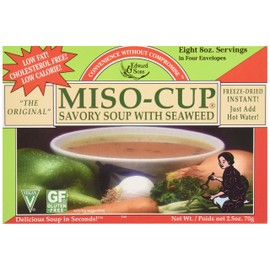 Edward & Sons Seaweed Miso Cup Instant Soup, 2.5 oz