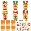 Lonfliness 36PCS Christmas Craft Kits for Kids DIY Reindeer Craft