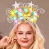 Evlry LED Christmas Headband Light Up 2025 New Year Headbands