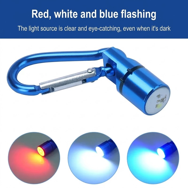 LED Light-Up Dog Tag for Nighttime Use – Glowing Flashing