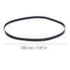 Record Player Belt Black Phonograph Turntable Belt with Good Elasticity