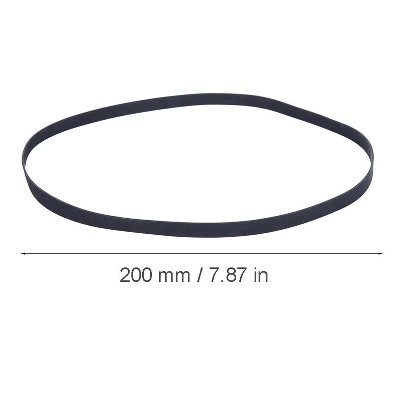 Record Player Belt Black Phonograph Turntable Belt with Good Elasticity