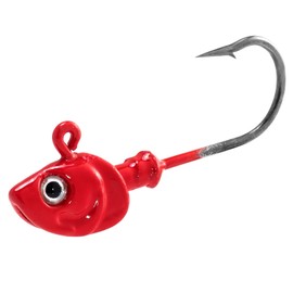 Dr.Fish 10 Pack Swimbait Jig Heads, Saltwater Fishing Jig Heads 3D Eyes High Carbon Steel Hooks Jig Hook Lure Bass Jigs Surf Fishing Jigs Flounder Striper Halibut Pompano Bass 1/2oz
