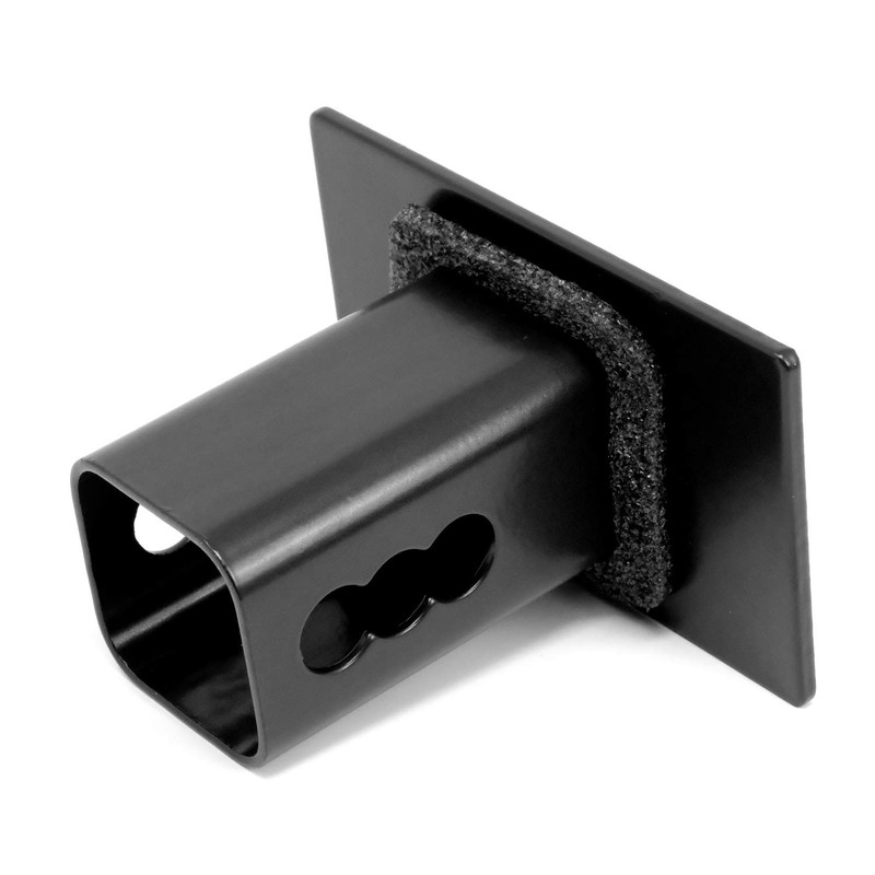 MULL USA Black Metal Flag Trailer Hitch Cover for 2"