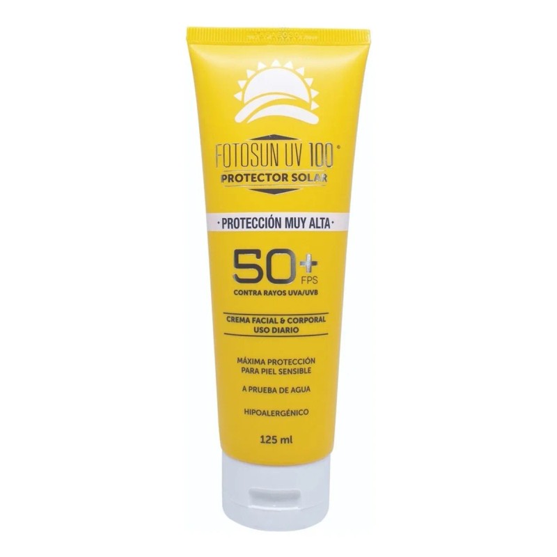 Protector Solar Fotosun Adulto Fps 50 Tubo 125ml 5 Pack