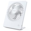 Zuvas Desk Fan Battery Operated Fan Rechargeable 180°Tilt Folding Personal