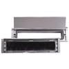 Draft Dodger Telescopic Mail Slot (Satin Silver, Standard (10.75"))