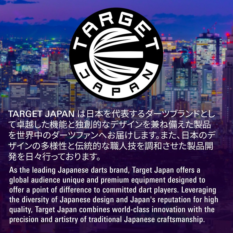 Target Japan Black Marque Creed Steel Tip Darts with Kflex,